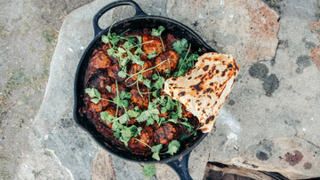 LAMB KEBAB CHUTNEY & ROTI WITH CHEF OLLIE